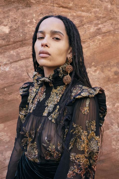 ysl campaign zoe kravitz|zoë kravitz images.